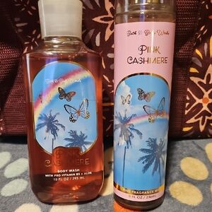 Bath & Body Works Pink Cashmere Body Wash and Mist